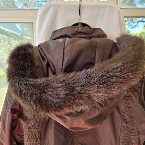 Susan Graver Winter cold weather coat size Large - Picture 5 of 7